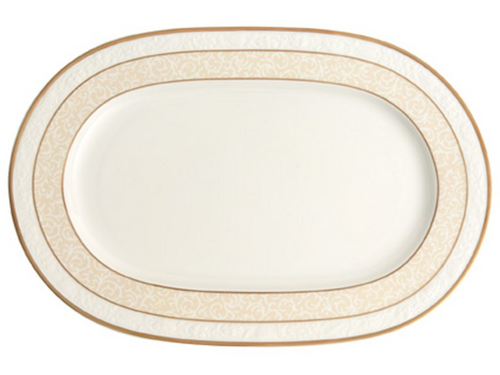 Villeroy & Boch Ivoire Platte oval 35 cm Freisteller