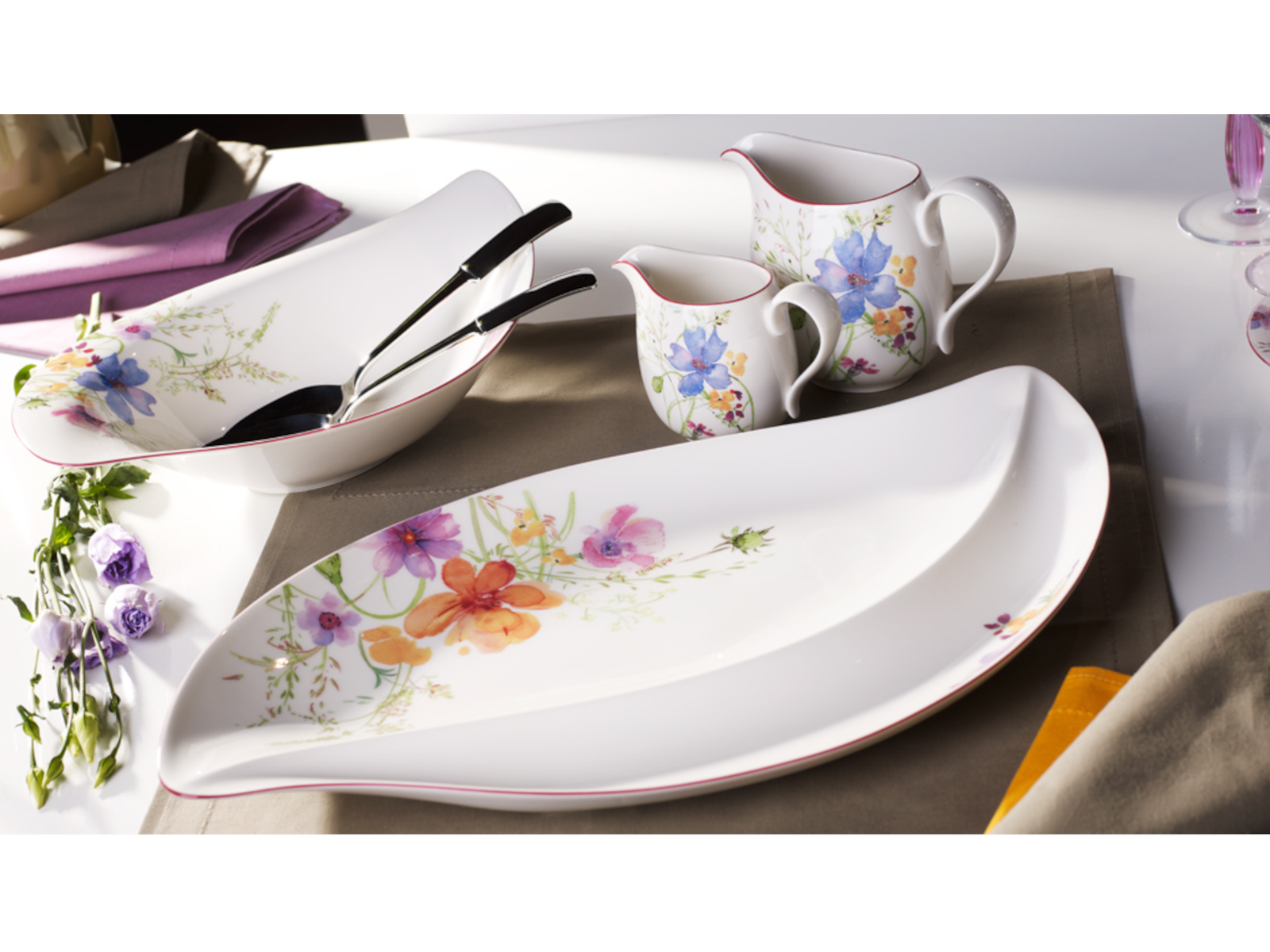 Villeroy & Boch Mariefleur Serve & Salad Schale tief 29 cm Lifestyle 2