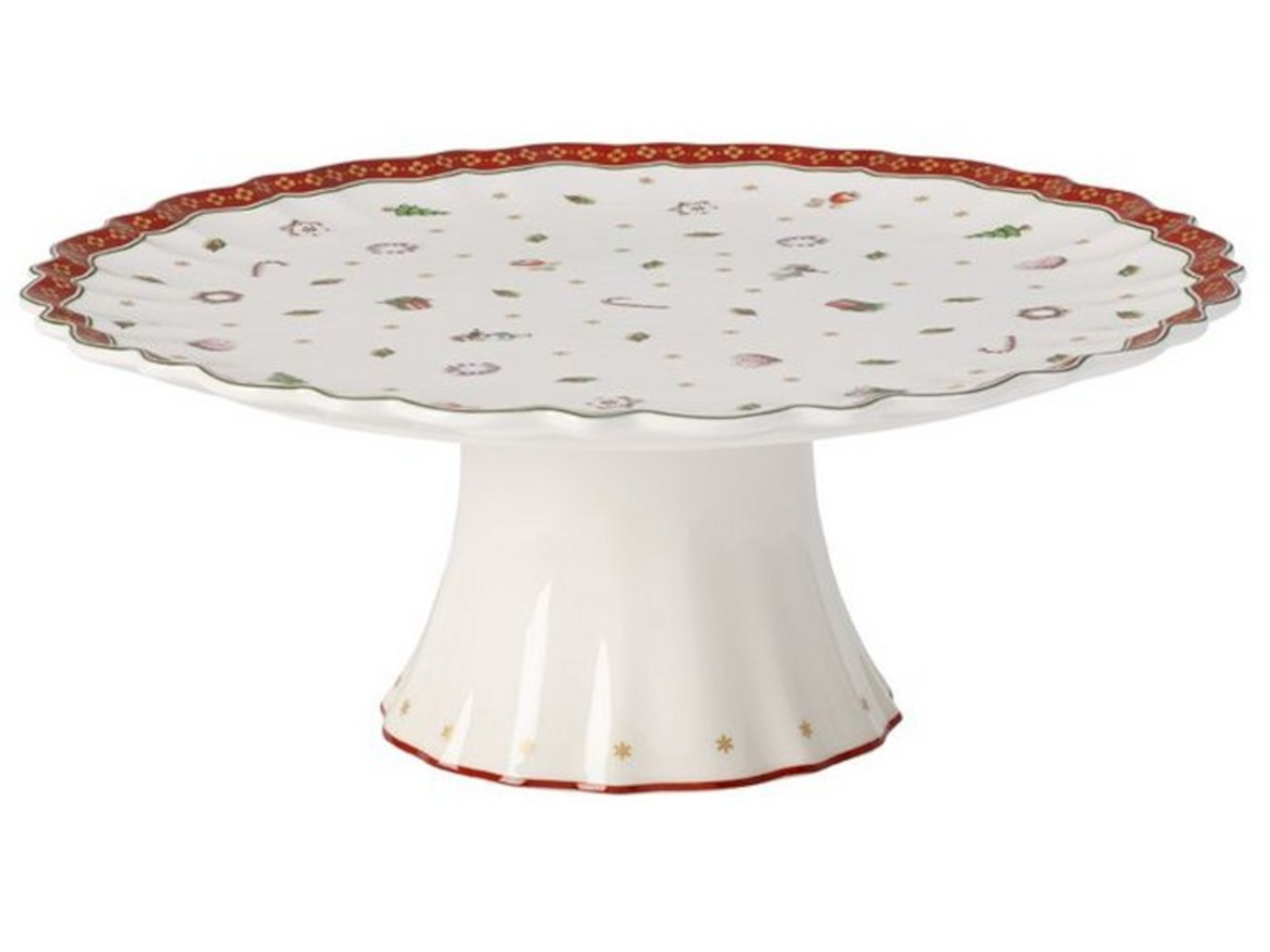 Villeroy & Boch Toy's Delight Kuchenplatte auf Fuss 28 cm Freisteller