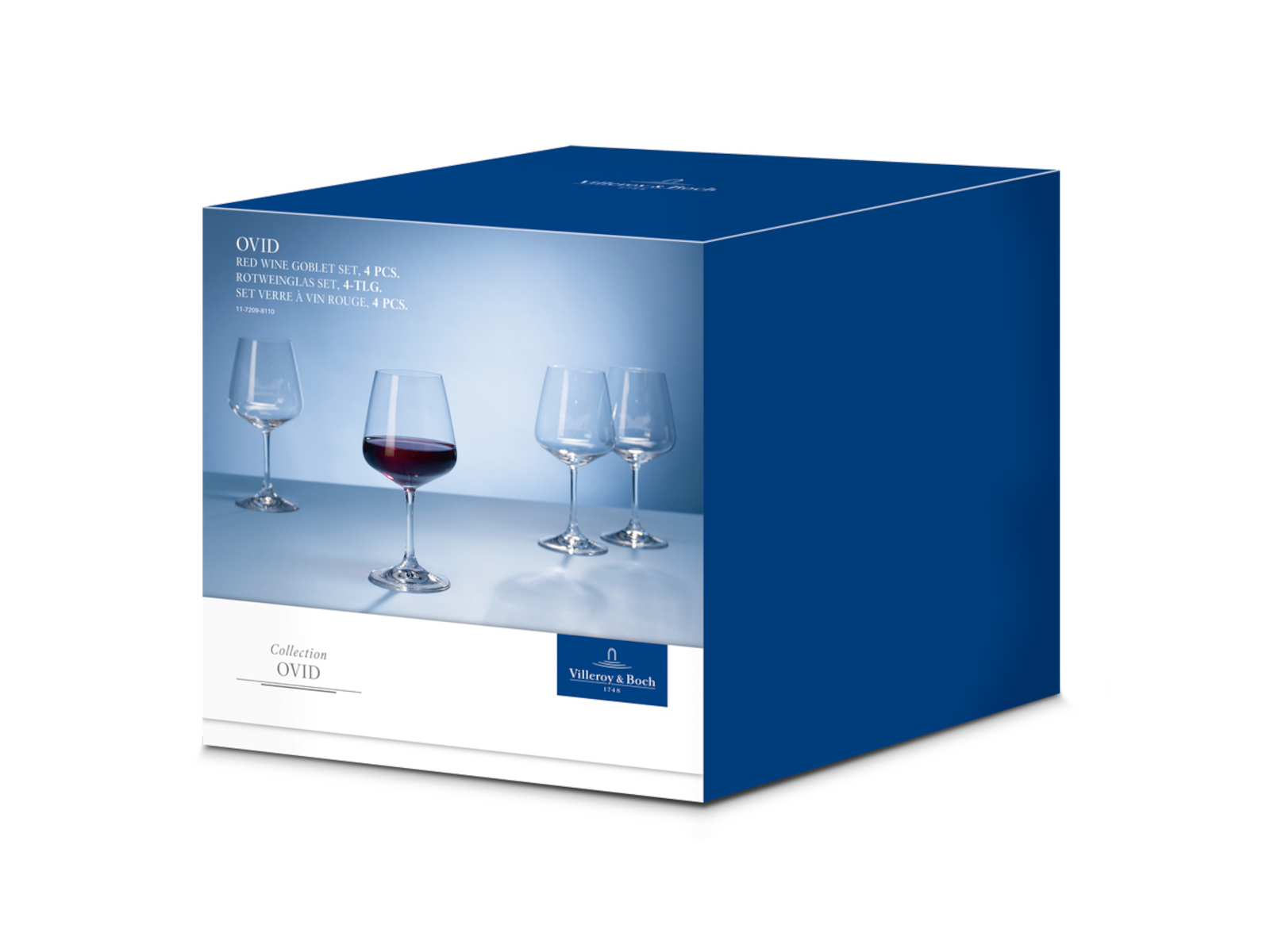 Villeroy & Boch Ovid Rotweinglas Set 4tlg. Freisteller 2