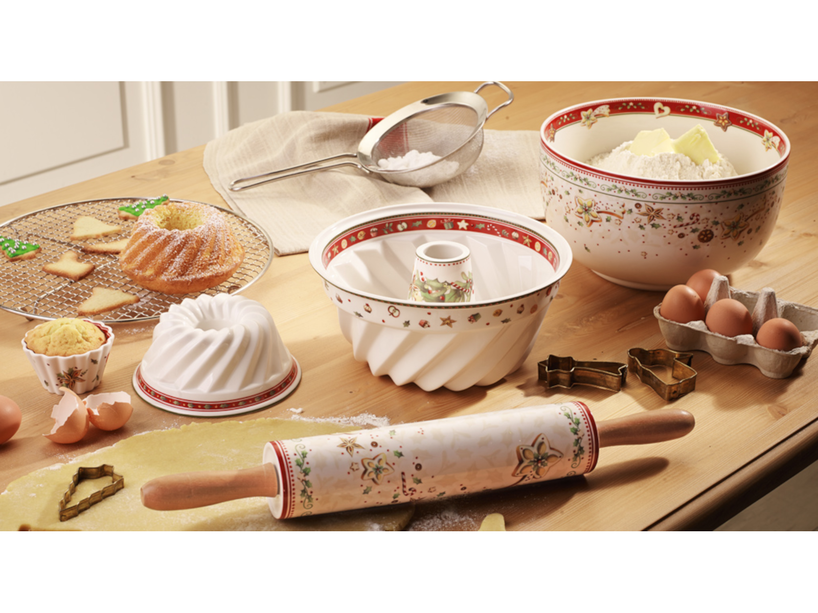 Villeroy & Boch Winter Bakery Delight Gebäckplatte klein Lifestyle 2