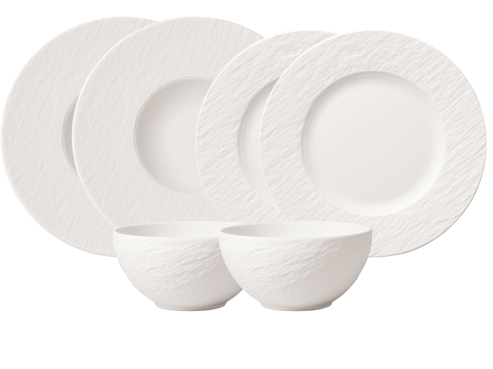 Villeroy & Boch Manufacture Rock blanc Starter Set 6tlg.