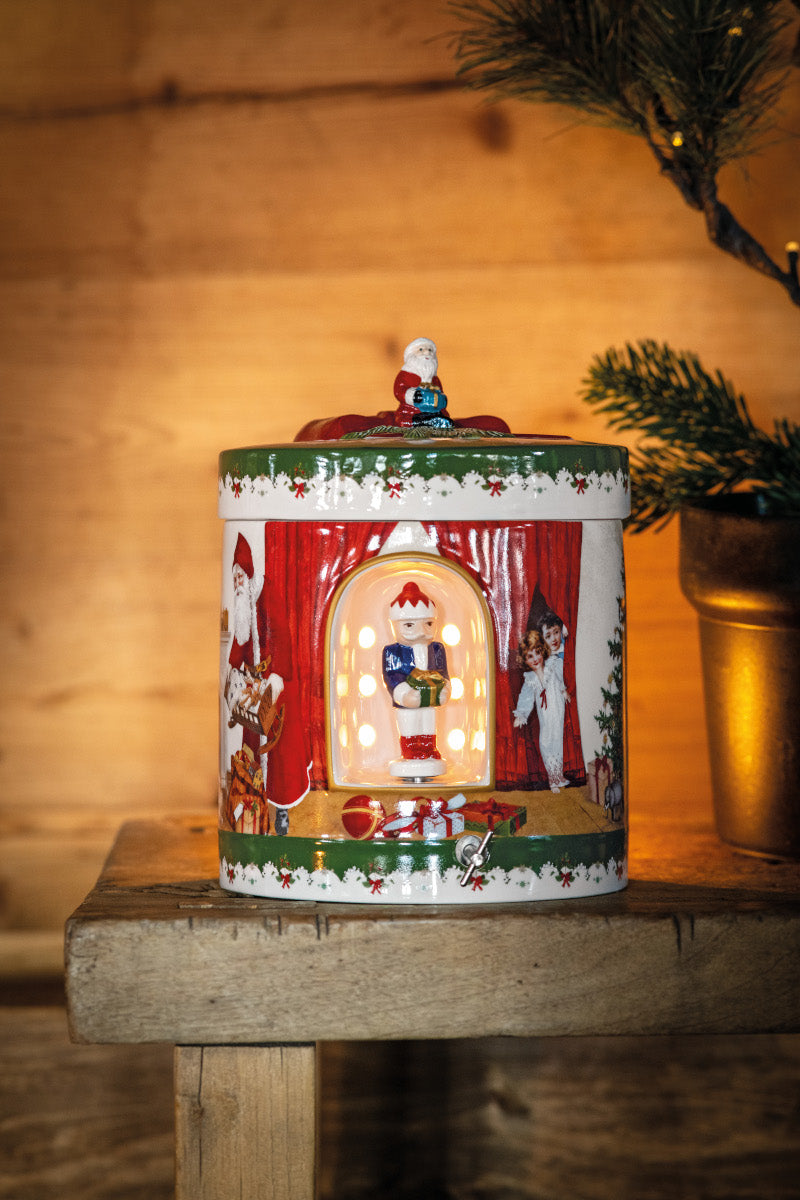 Villeroy & Boch Christmas Toys Spieluhr Paket rund Santa b.Gesch. Lifestyle 2
