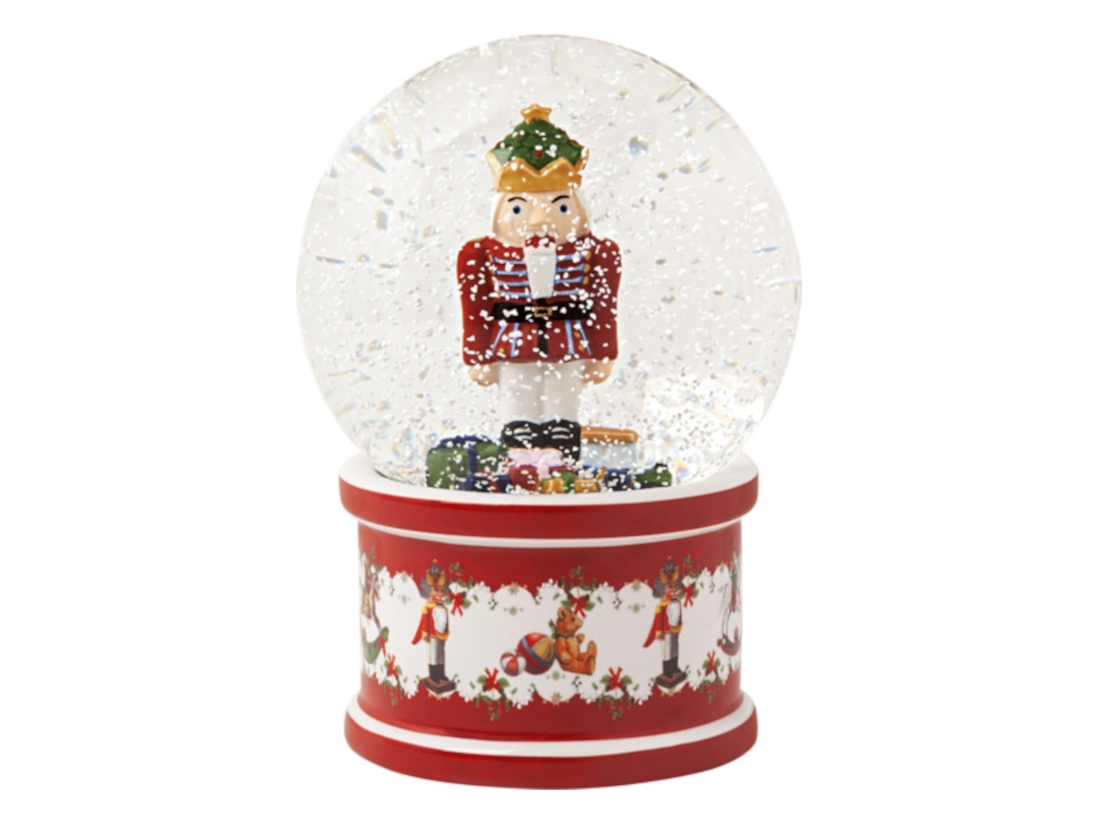 Villeroy & Boch Christmas Toys Schneekugel groß Nussknacker Freisteller