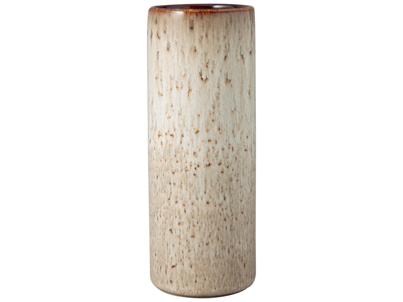 Villeroy & Boch Lave Home Vase Cylinder beige klein 20 cm Freisteller