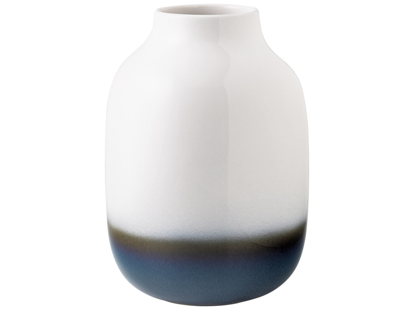 Villeroy & Boch Lave Home Vase Nek bleu groß 15,5 x 15,5 x 22cm Freisteller
