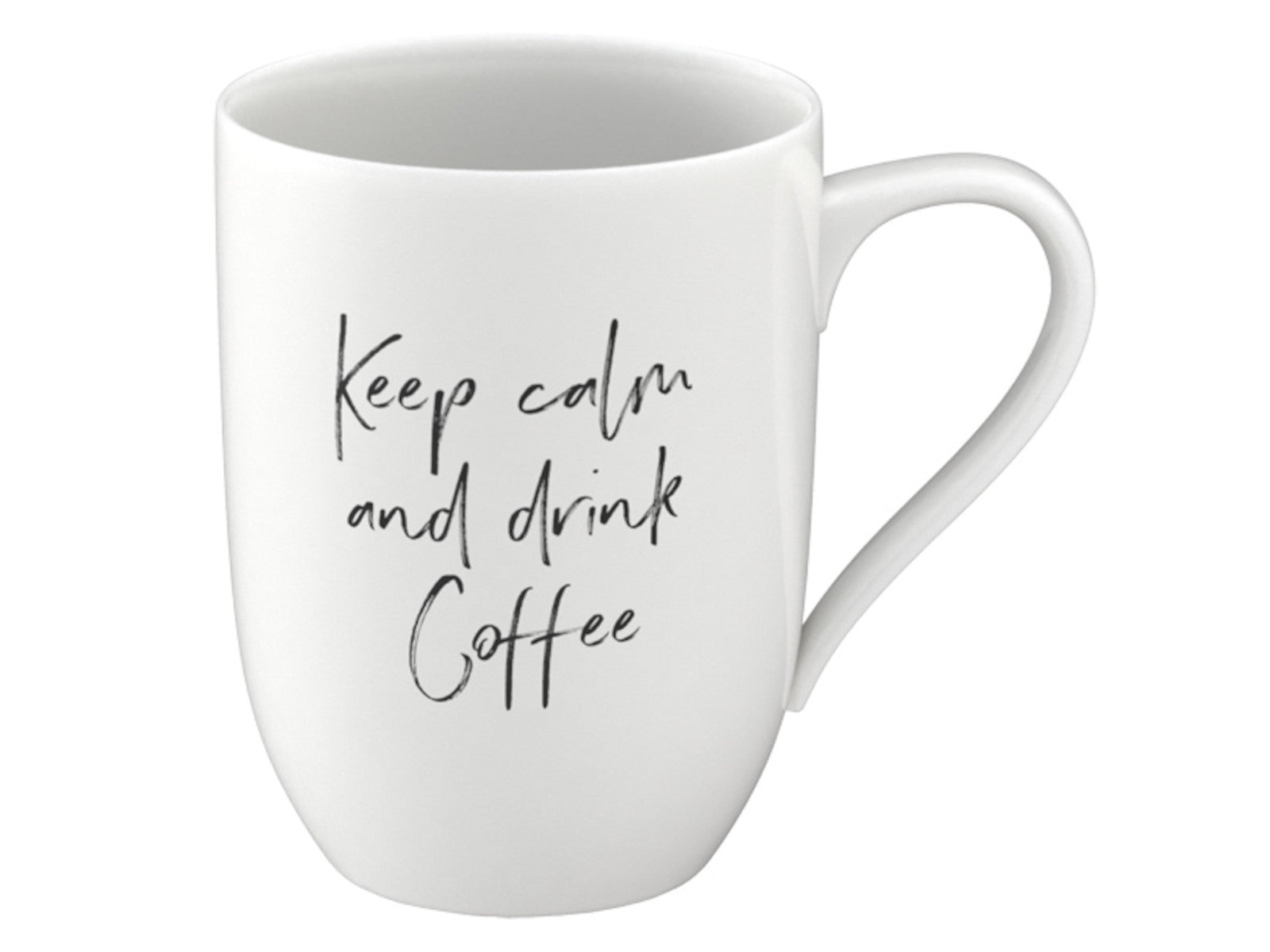 Villeroy & Boch Statement Becher m. Henkel Keep Calm 0,34 l Freisteller