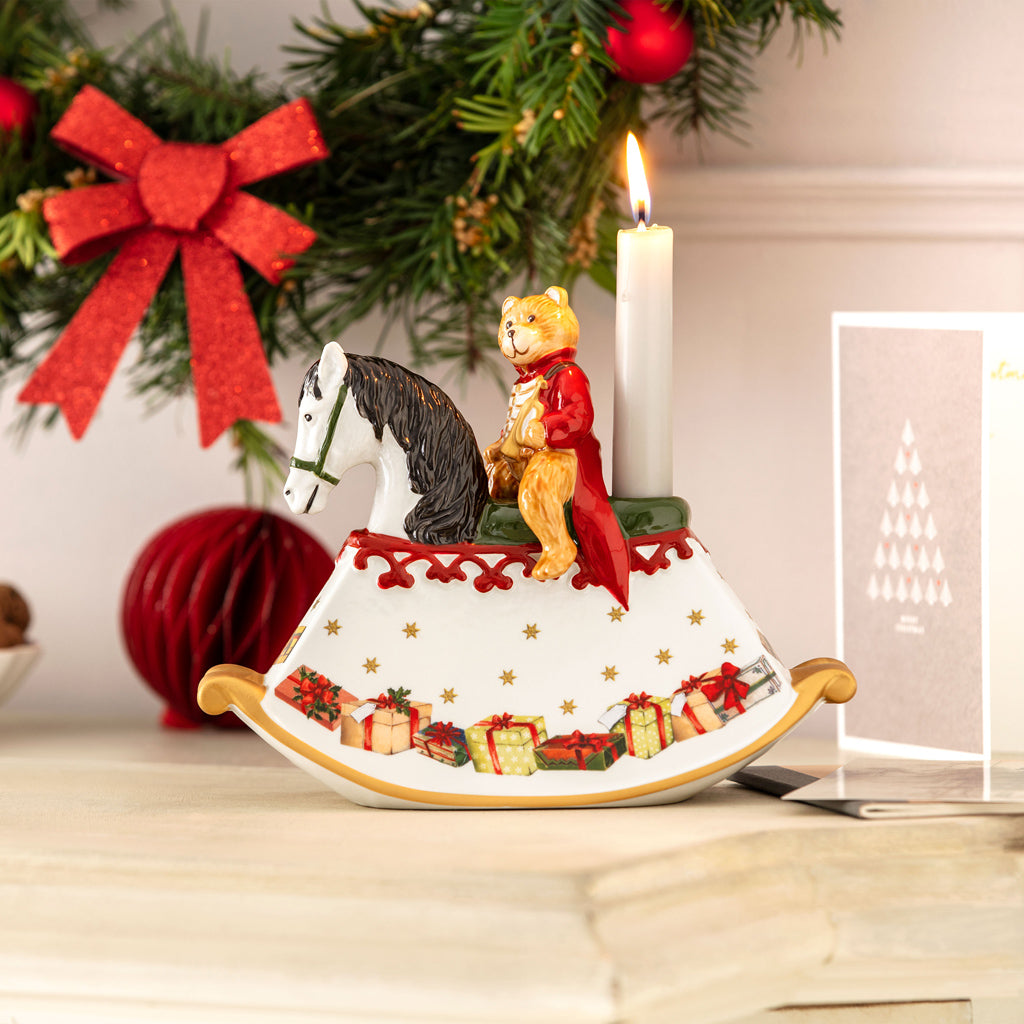 Villeroy & Boch Christmas Toys Schaukelpferd Lifestyle