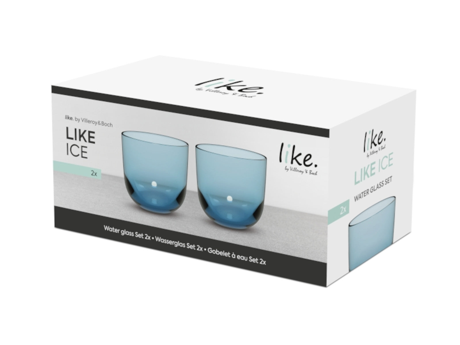 like. by Villeroy & Boch like. by Ice Wasserglas Set 2tlg Freisteller 2