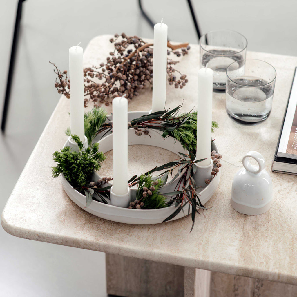 like. by Villeroy & Boch Winter Glow Adventskranz – Tischideen & Ambiente
