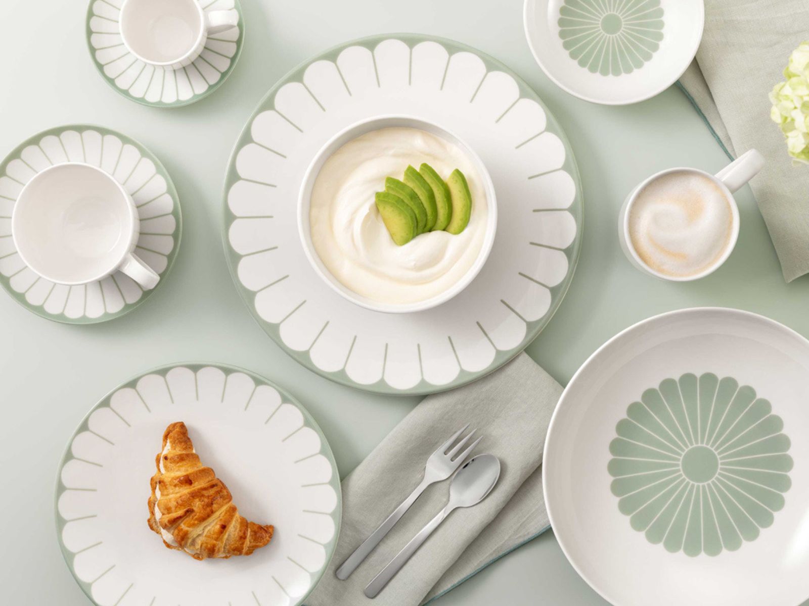 Villeroy & Boch Fleur vert Starter-Set 8tlg - Produktbild 6