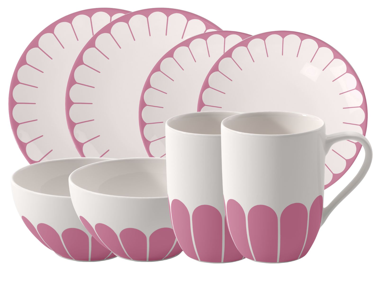 Villeroy & Boch Fleur cassis Starter-Set 8tlg