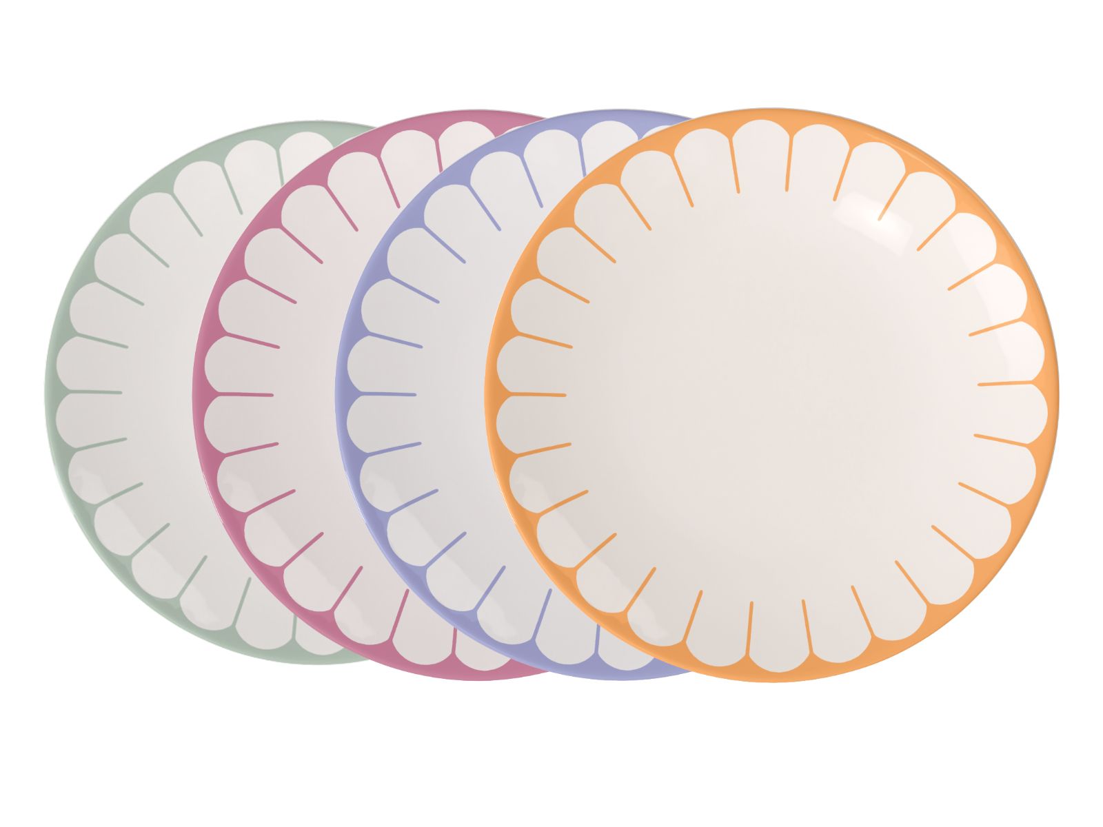 Villeroy & Boch Fleur couleur Speiseteller 26,5cm Set4 - Produktbild 1