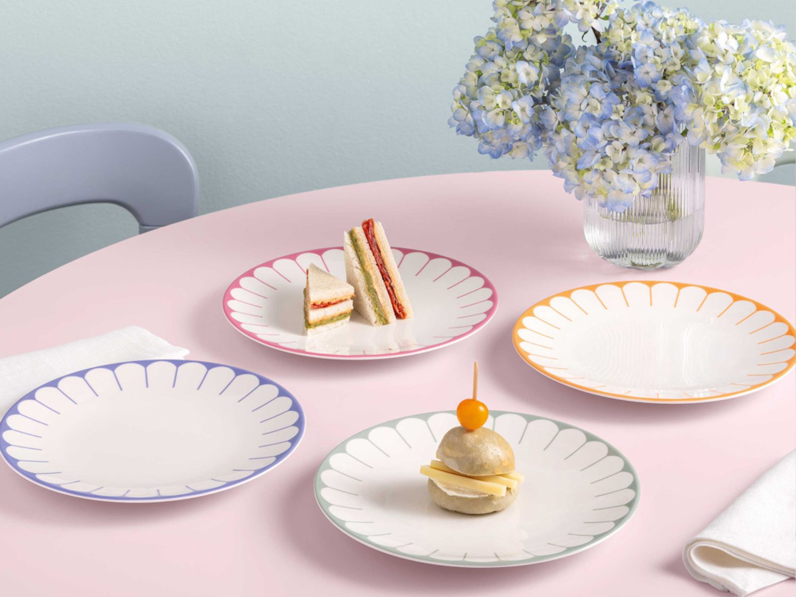 Villeroy & Boch Fleur couleur Speiseteller 26,5cm Set4 - Produktbild 8