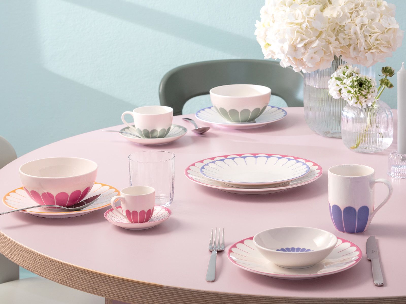 Villeroy & Boch Fleur Couleur Henkelbecher 0,29l Set4 - Produktbild 7