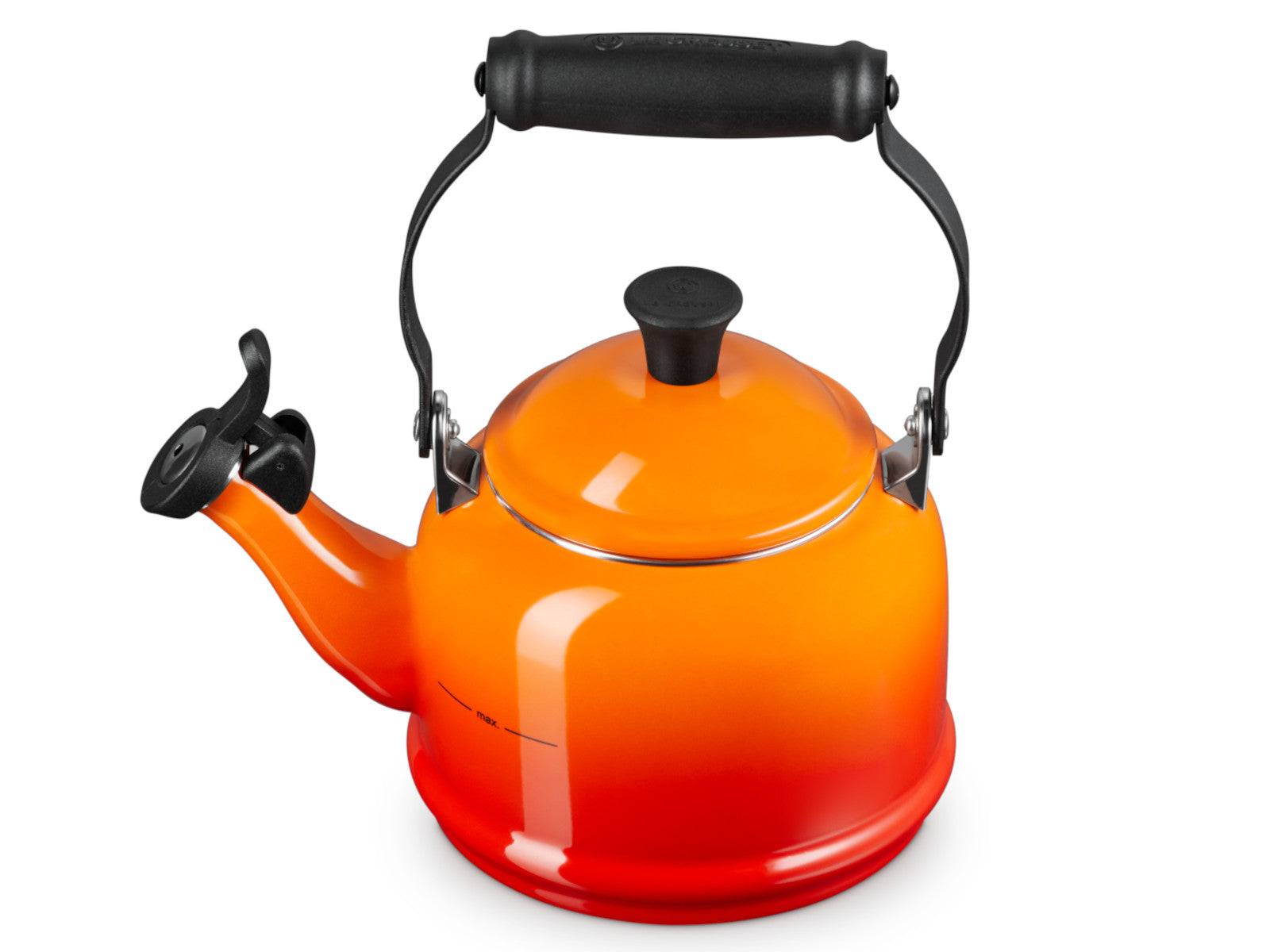 Le Creuset Wasserkessel Demi ofenrot 1,1l Freisteller 1