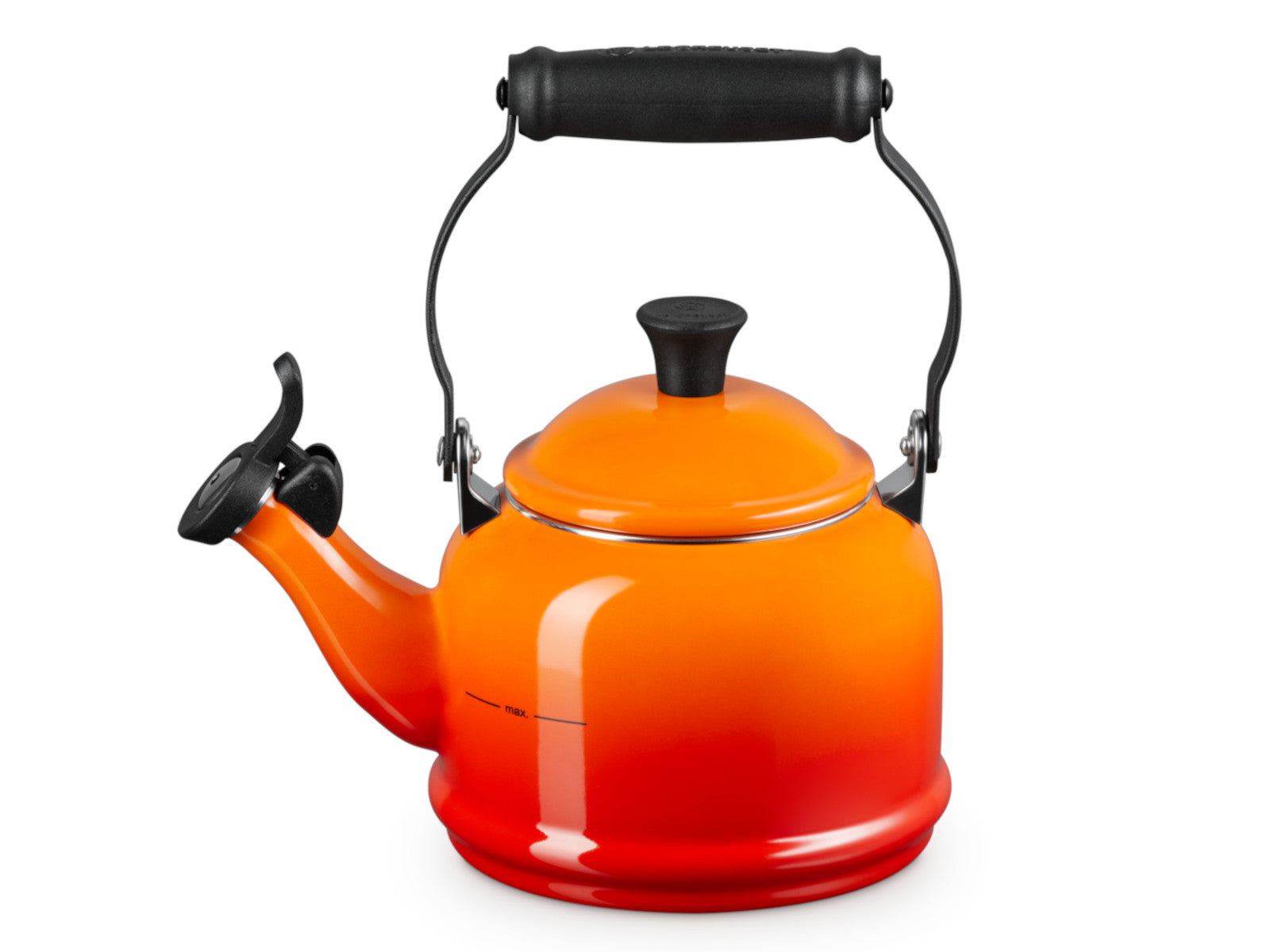 Le Creuset Wasserkessel Demi ofenrot 1,1l Freisteller 4