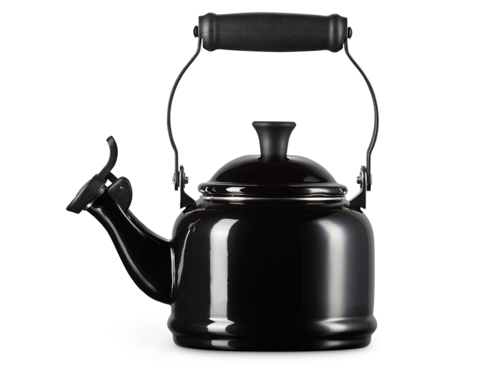 Le Creuset Wasserkessel Demi schwarz glänzend 1,1l Freisteller 1