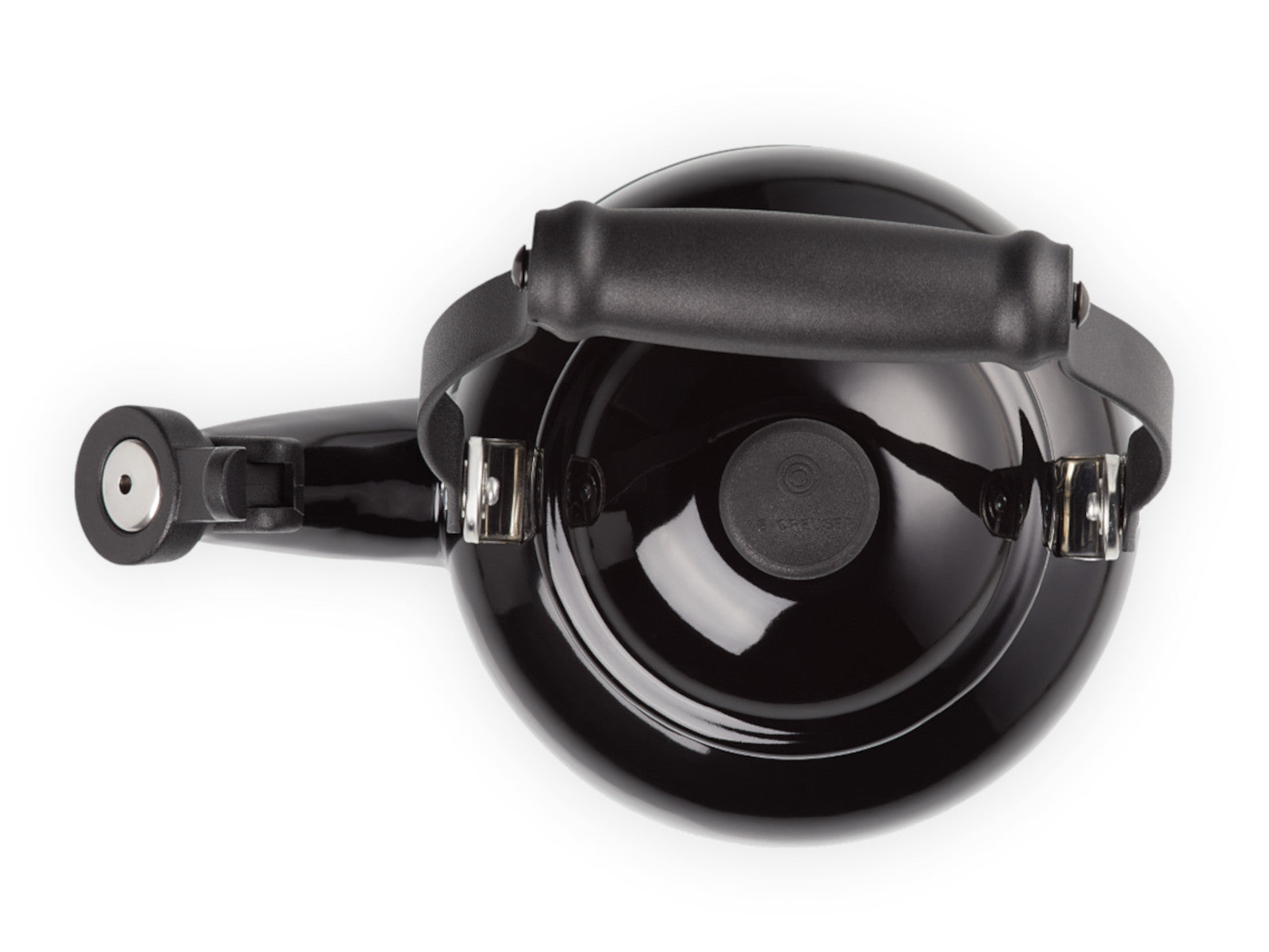 Le Creuset Wasserkessel Demi schwarz glänzend 1,1l Freisteller 2