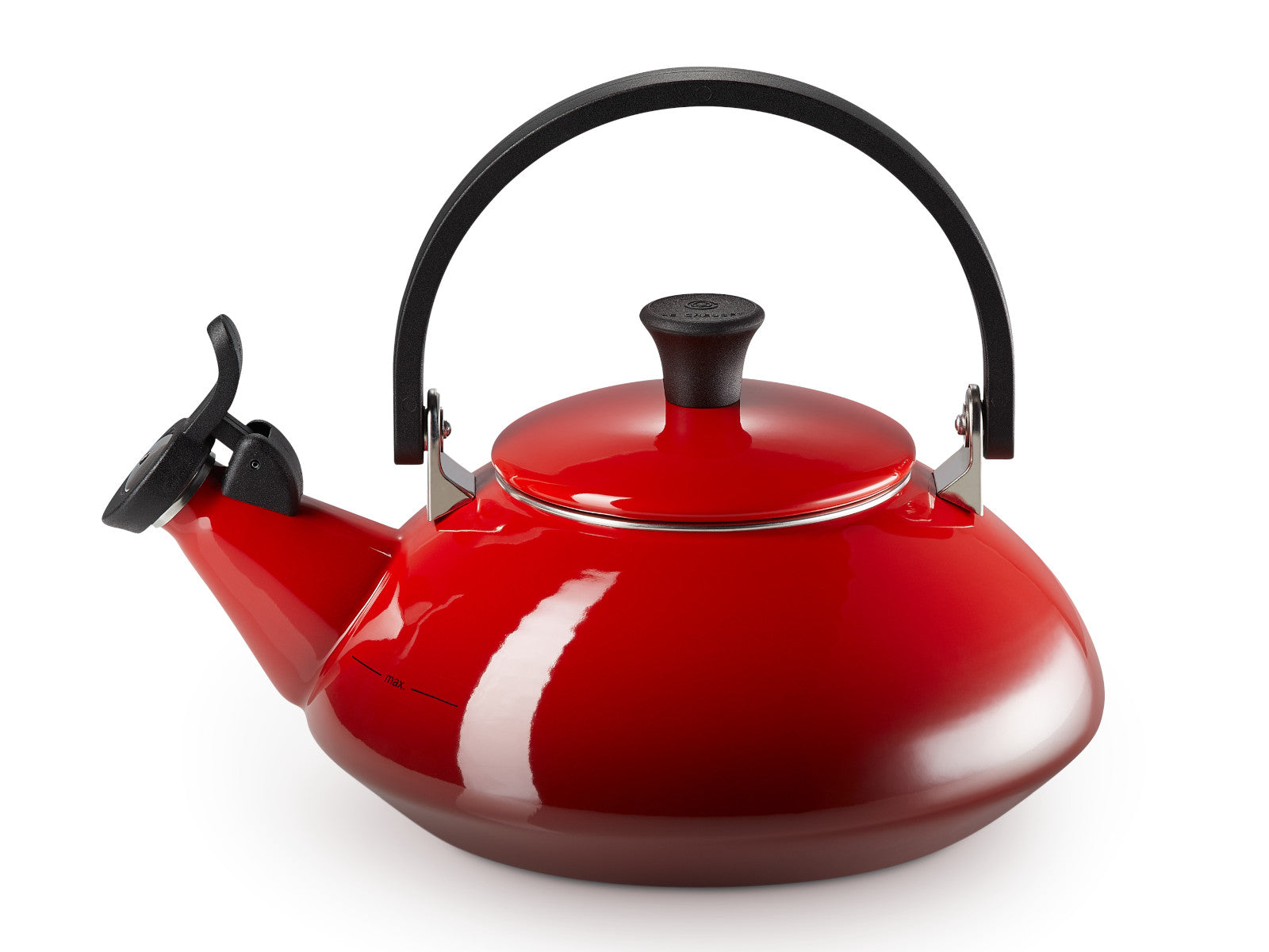 Le Creuset Wasserkessel Zen kirschrot 1,5l Freisteller 1