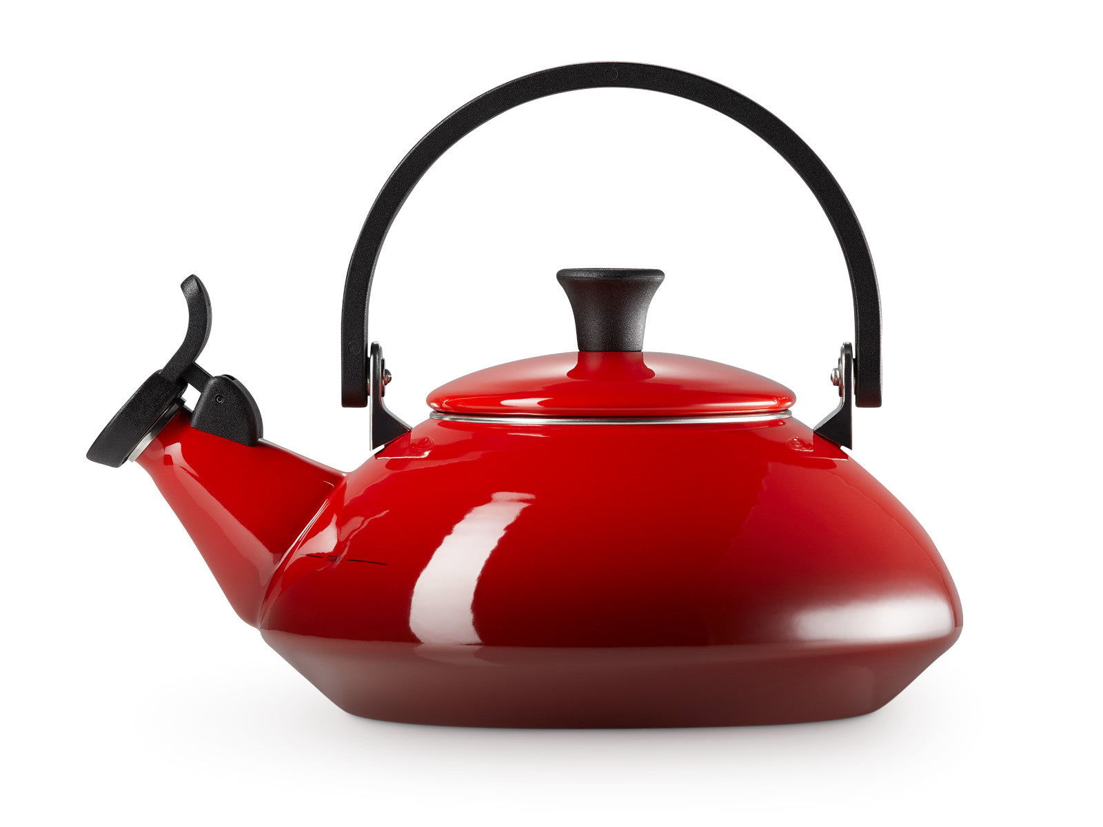 Le Creuset Wasserkessel Zen kirschrot 1,5l Freisteller 2