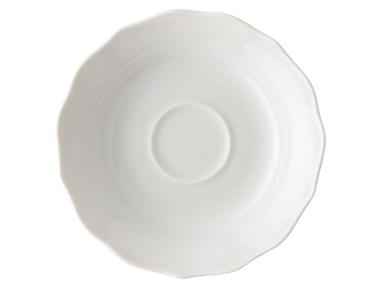 Hutschenreuther Maria Theresia Weiss Kaffee-Untertasse Spiegel Freisteller 2