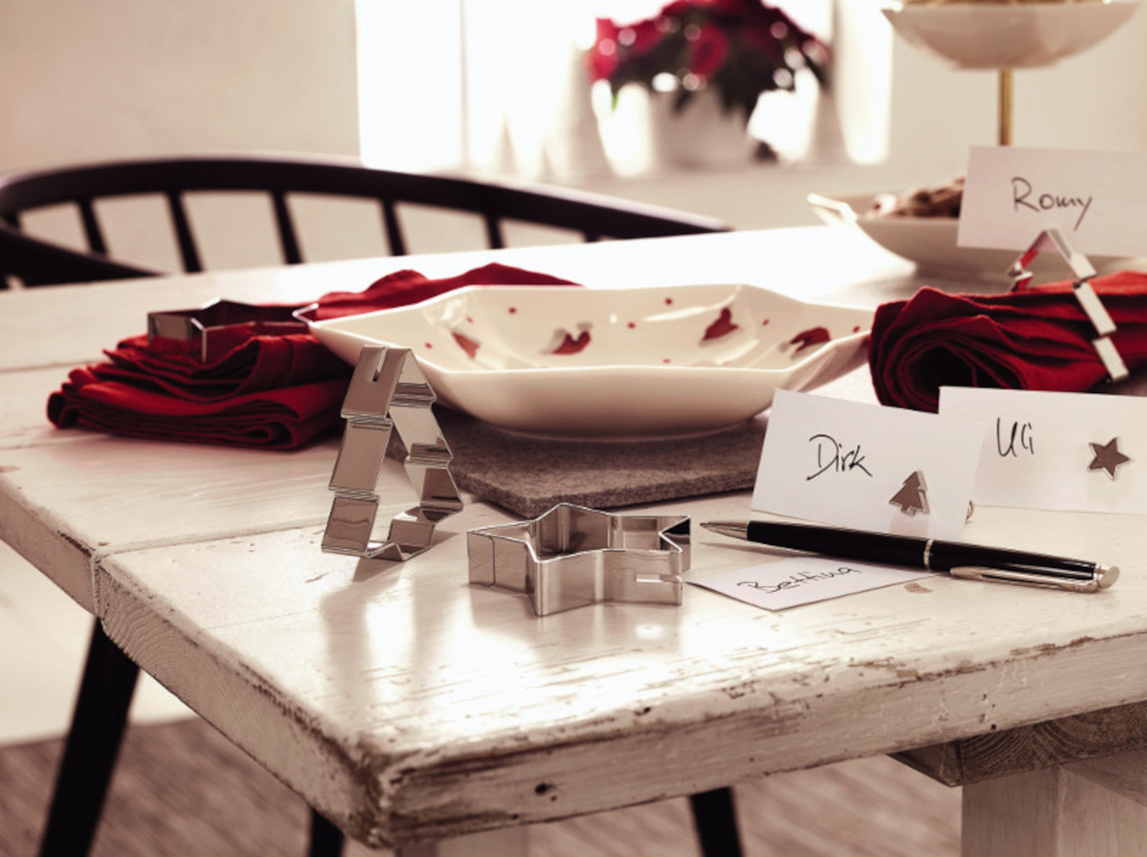 Hutschenreuther Little Christmastown Platzkartenhalter Stern Set 4 Lifestyle