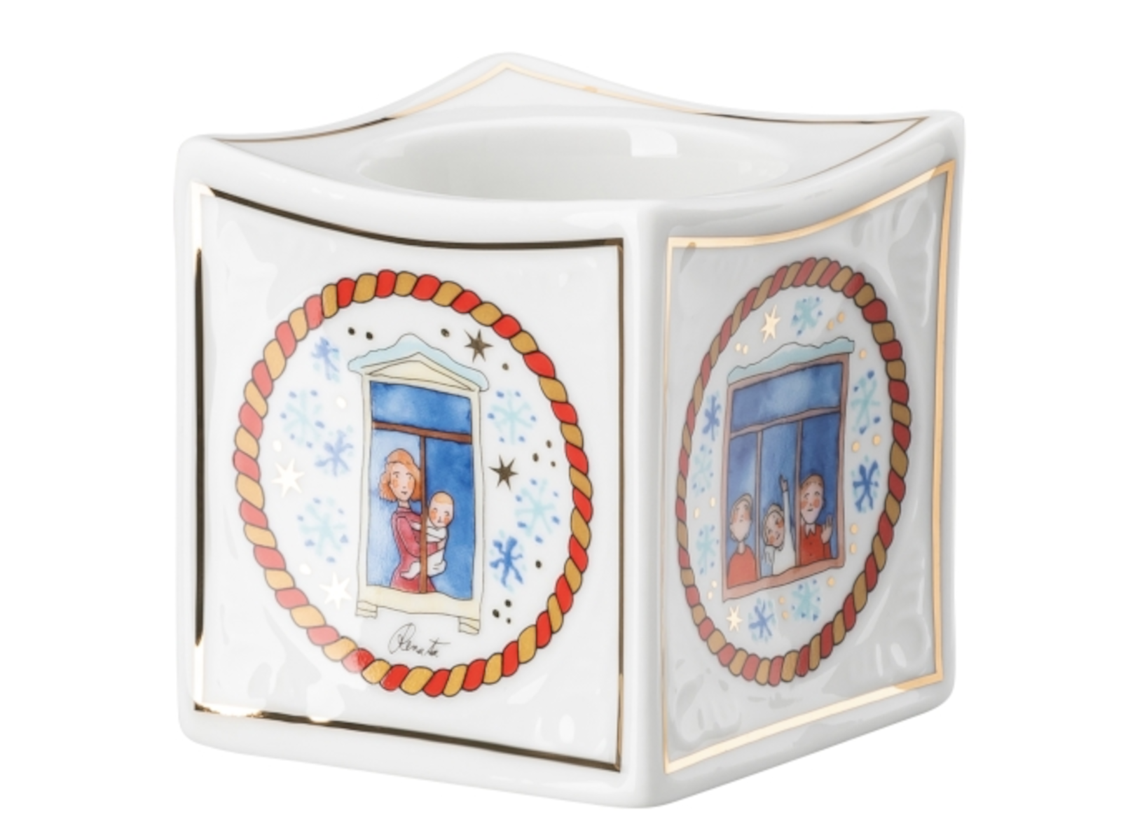 Hutschenreuther Sammelserie 2022 Porzellanlicht Weihnachtsabend Freisteller 1