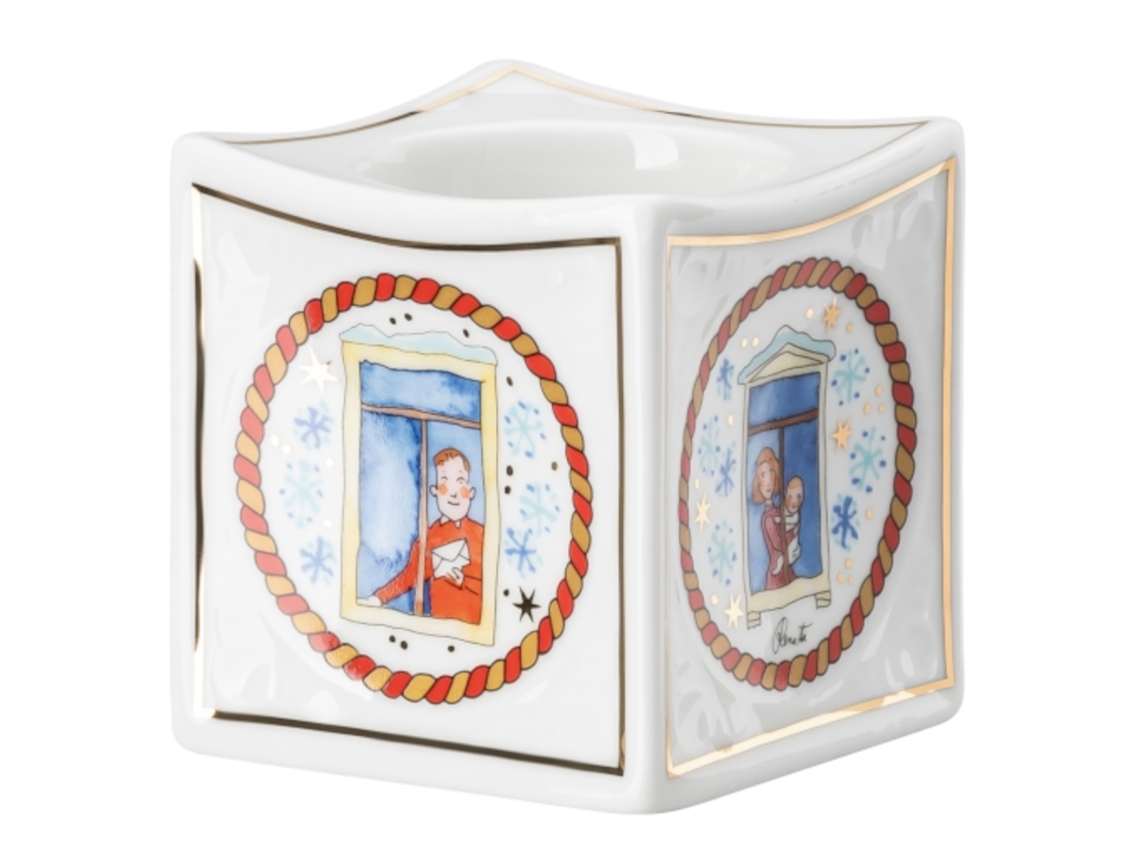Hutschenreuther Sammelserie 2022 Porzellanlicht Weihnachtsabend Freisteller 2