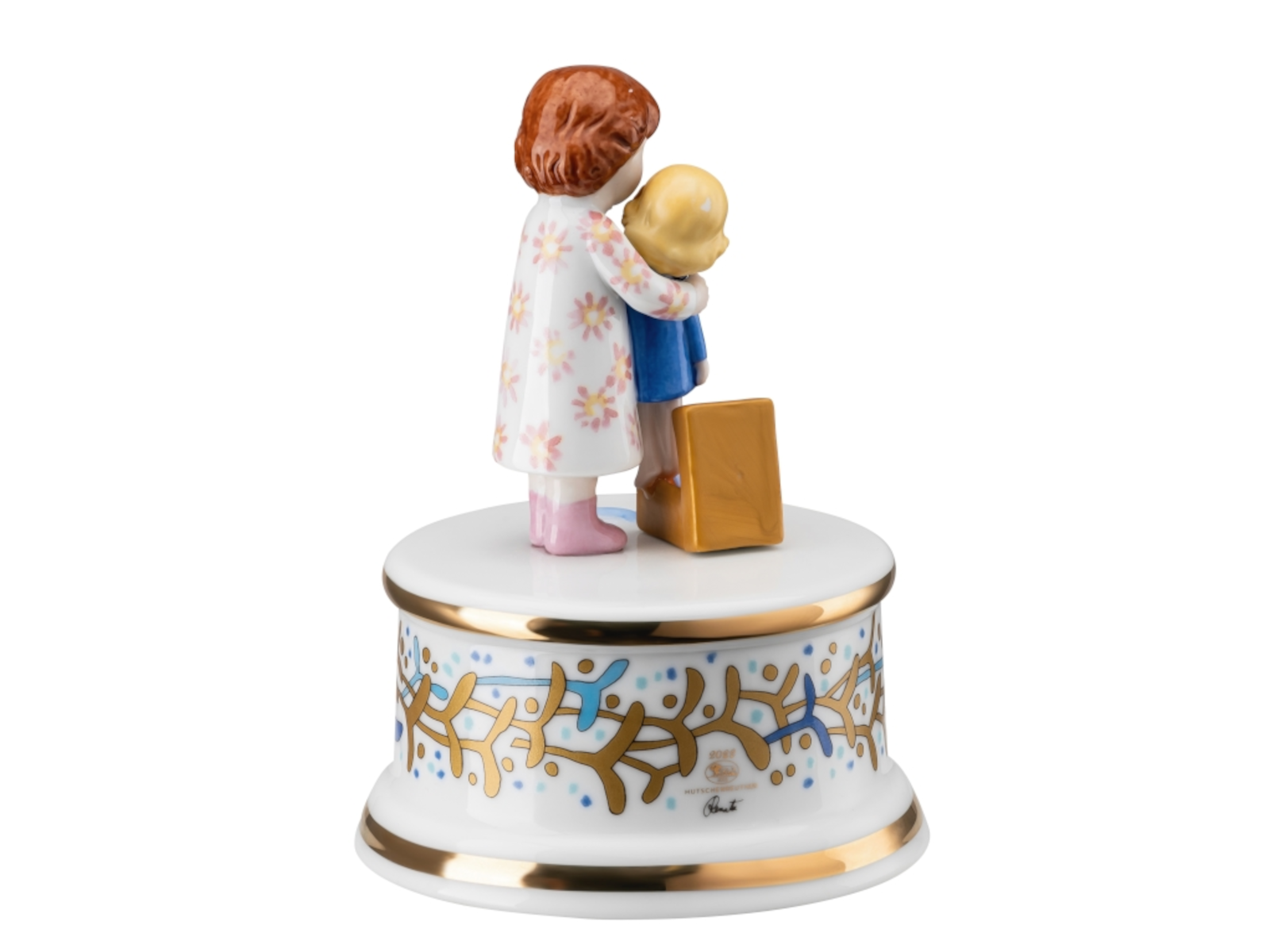 Hutschenreuther Sammelserie 2022 Spieluhr klein Weihnachtsabend Freisteller 3