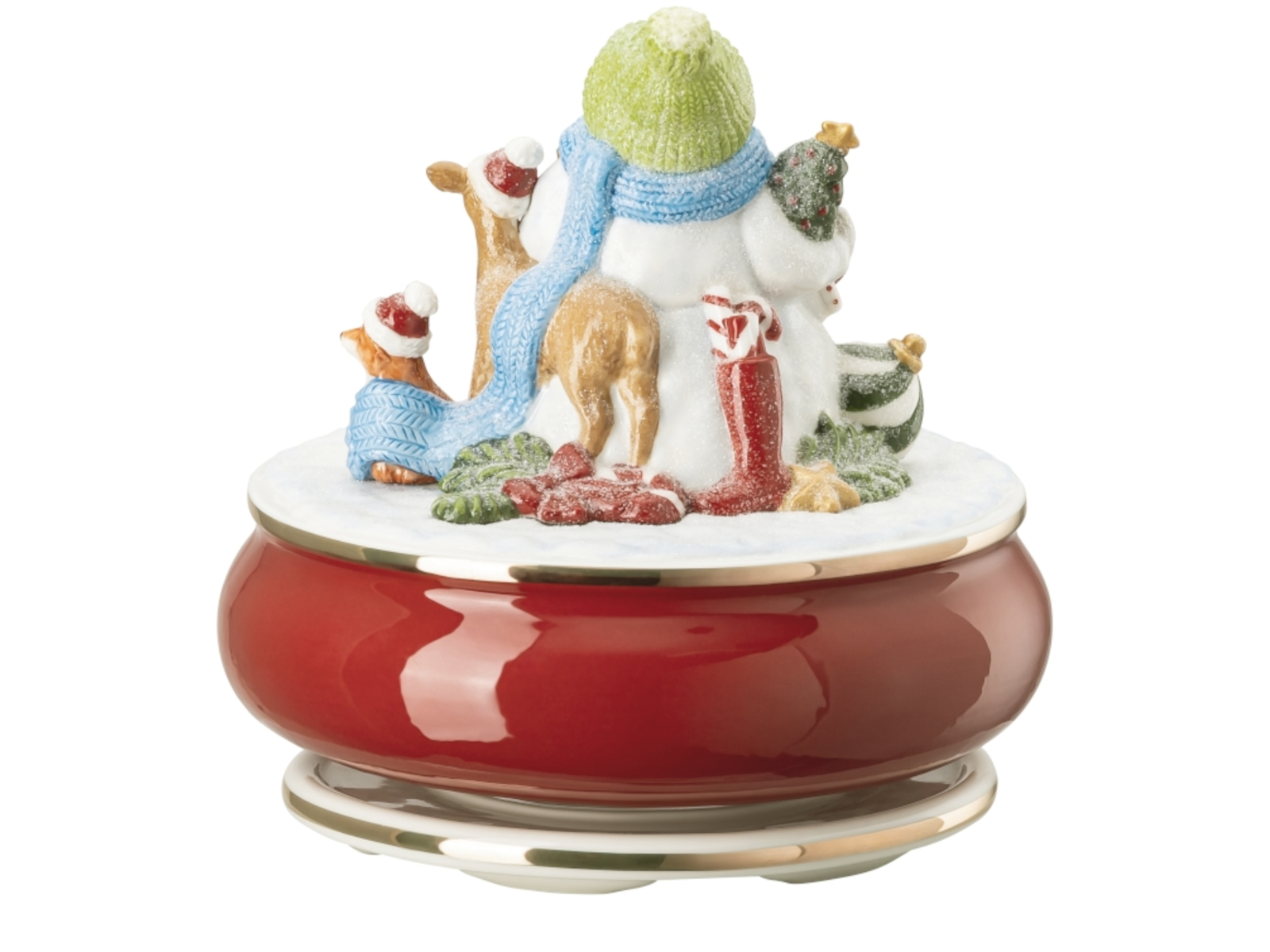 Hutschenreuther Sammelserie 2022 Spieluhr Leise rieselt der Schnee Freisteller 4