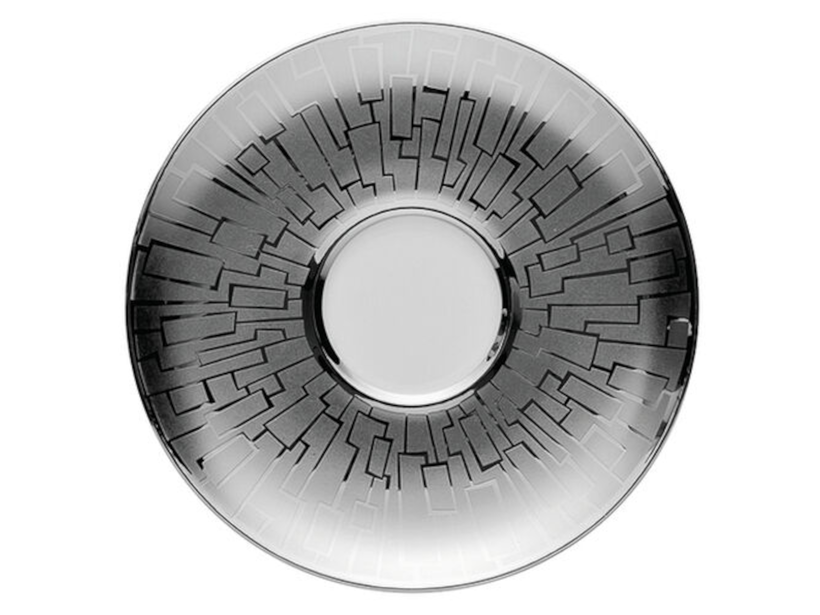 Rosenthal TAC Gropius Skin Platin Espresso-Untertasse 11,5cm Freisteller