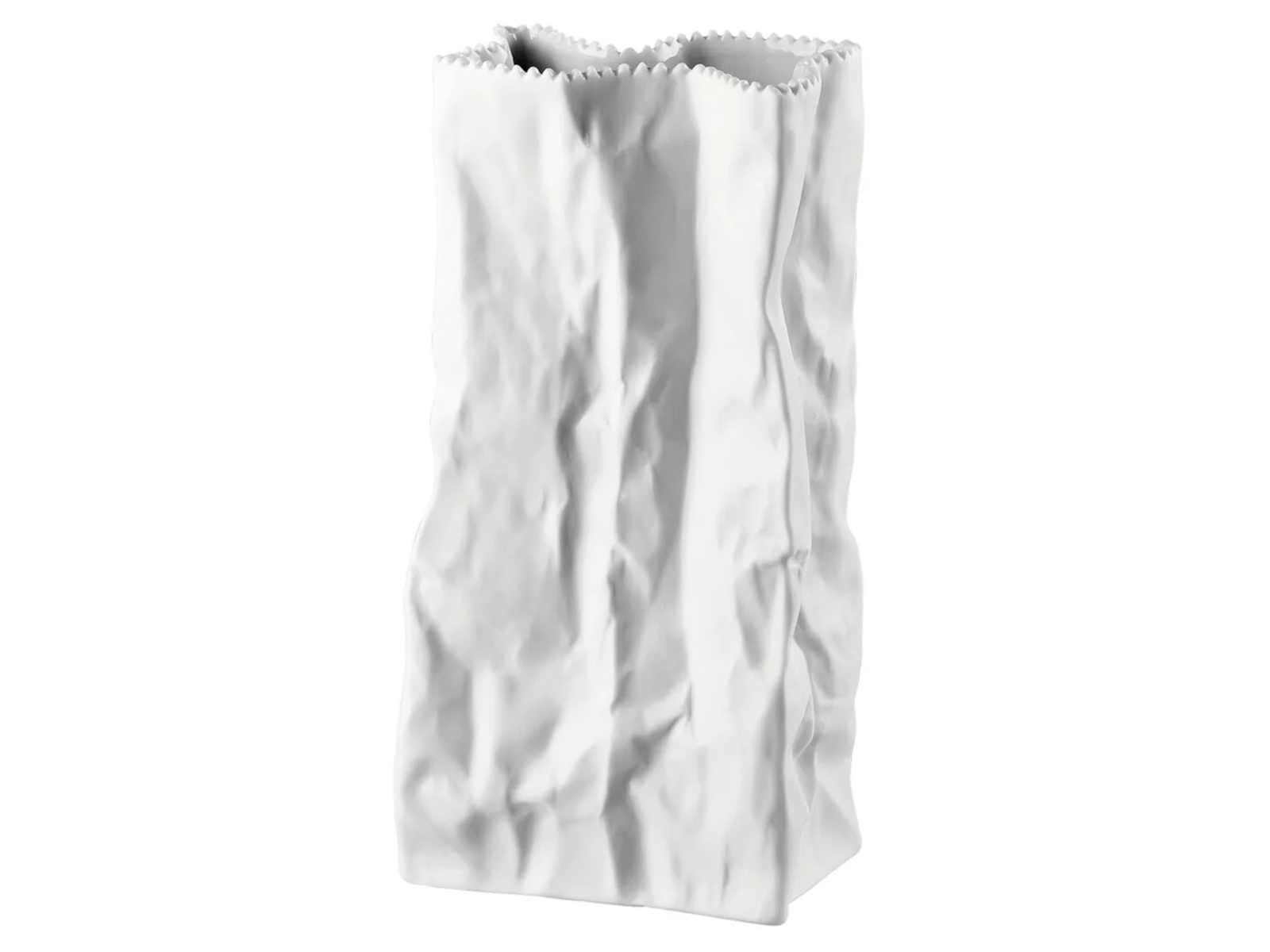 Rosenthal Do not litter Tütenvase weiss matt 22 cm - Produktbild 1