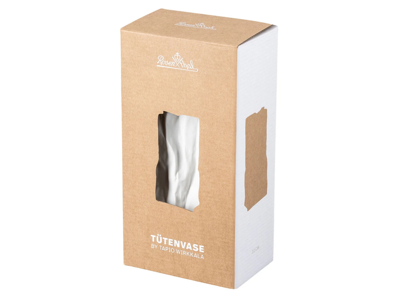 Rosenthal Do not litter Tütenvase weiss matt 22 cm - Produktbild 2