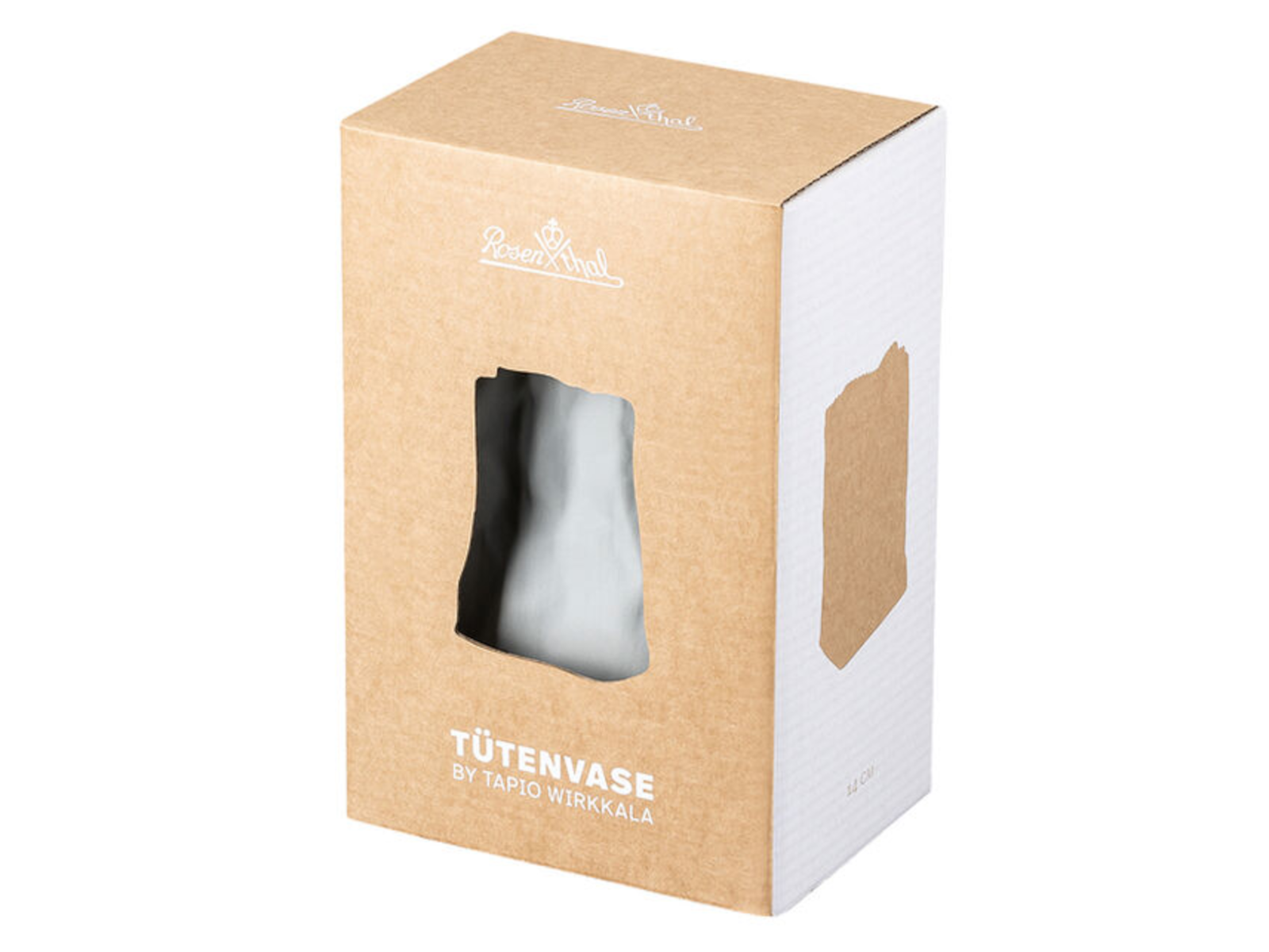 Rosenthal Do not litter Tütenvase weiss matt 14 cm - Produktbild 2