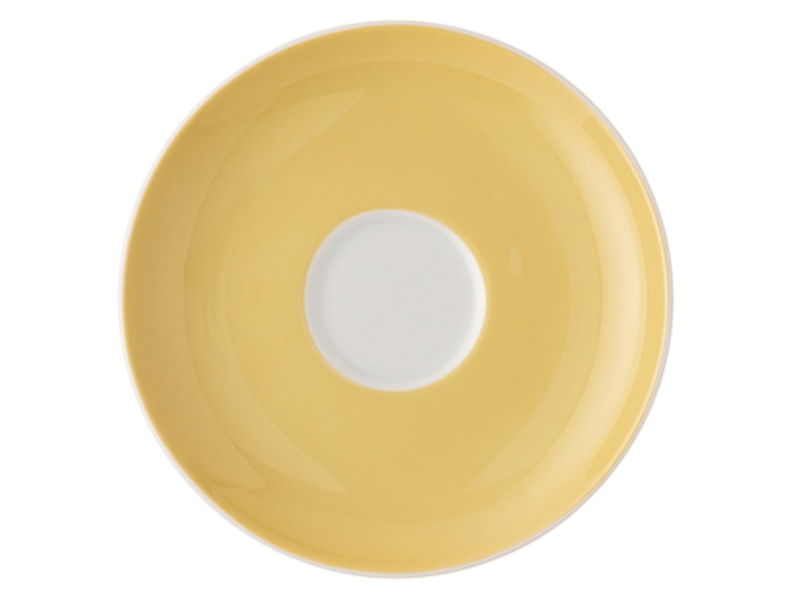 Thomas Sunny Day Soft Yellow Espr/Mokka-Untertasse 12 cm Freisteller 1