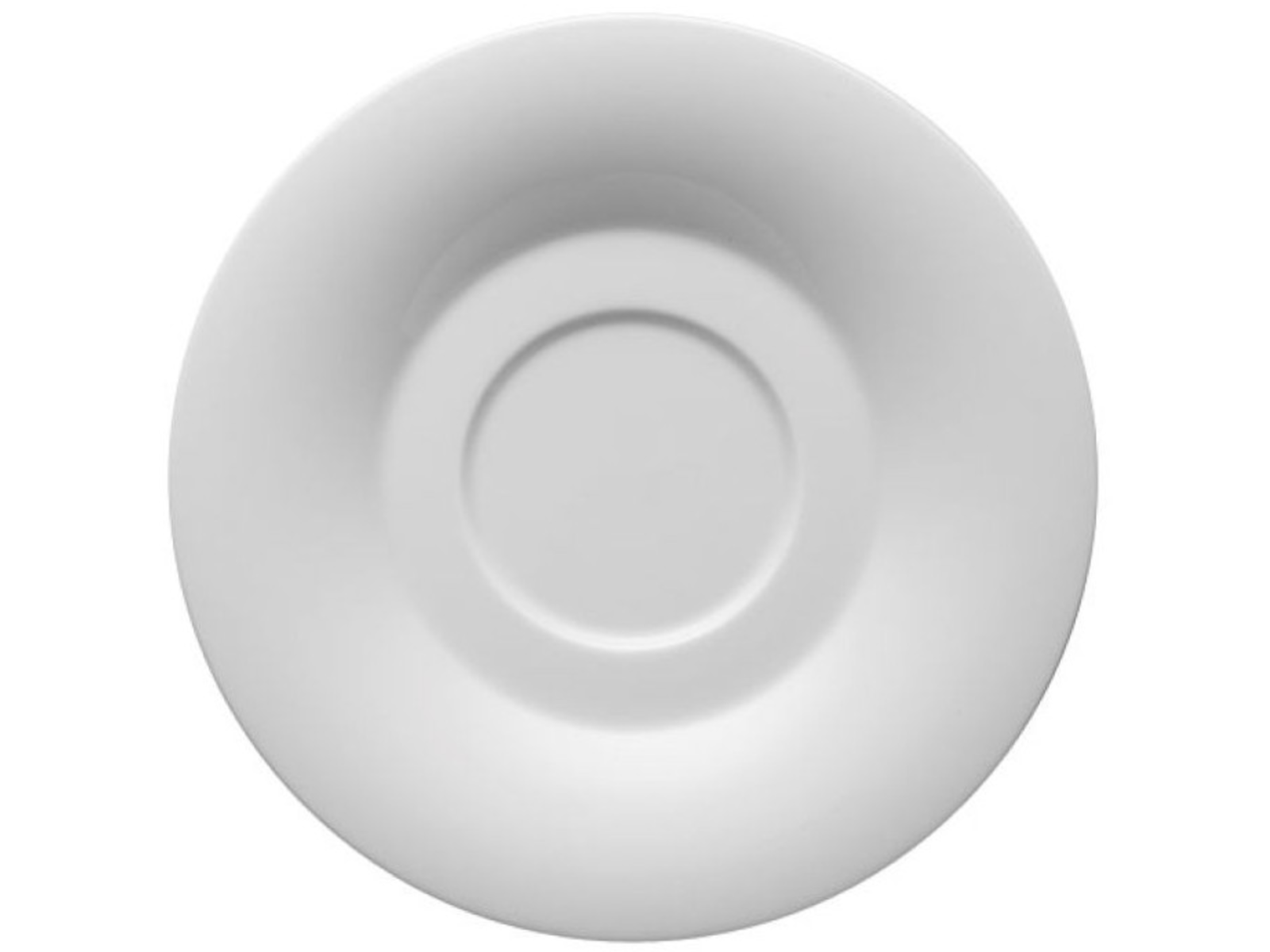 Rosenthal Yono Novo Weiss Cafe au lait-Untertasse 18 cm Freisteller
