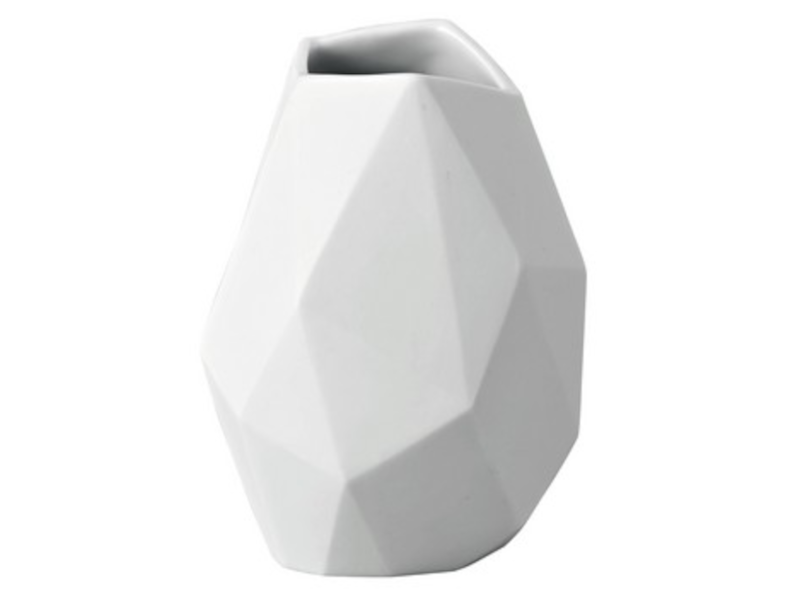 Rosenthal Surface Vase Weiss matt 9 cm Freisteller