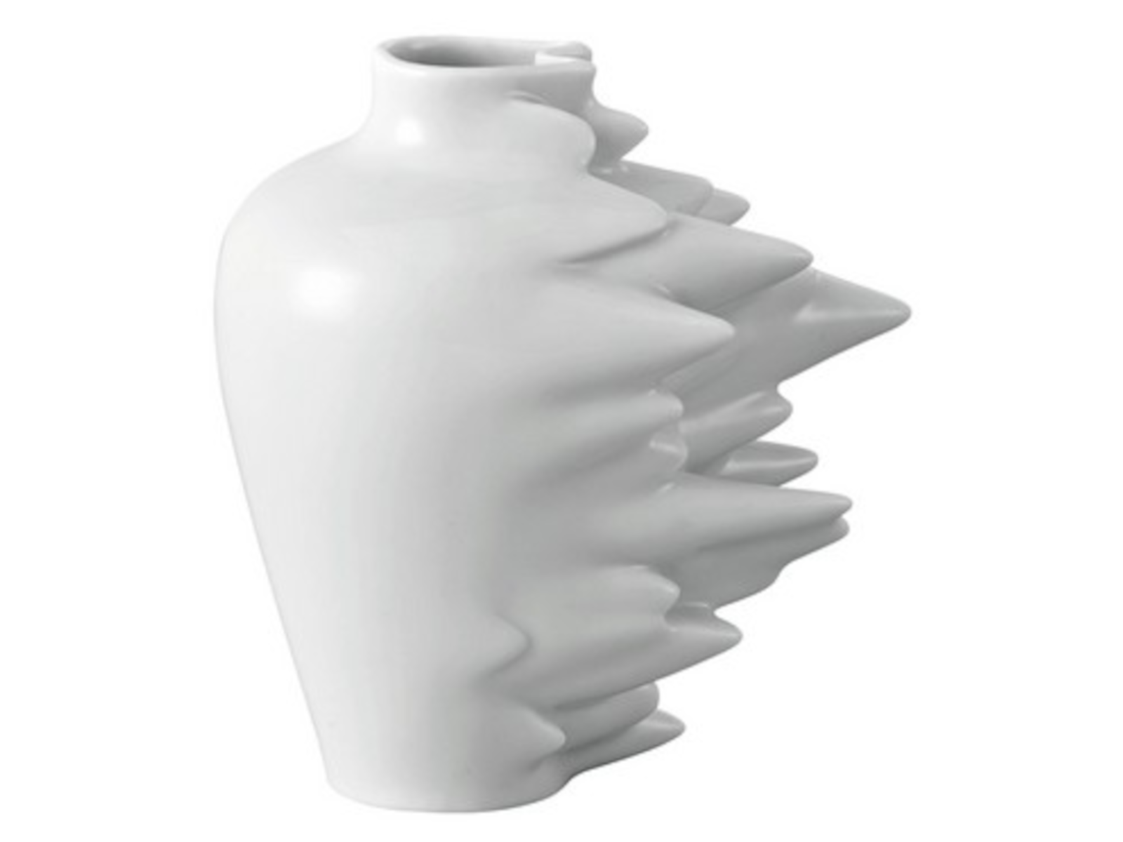 Rosenthal Fast Vase Weiss 10 cm Freisteller