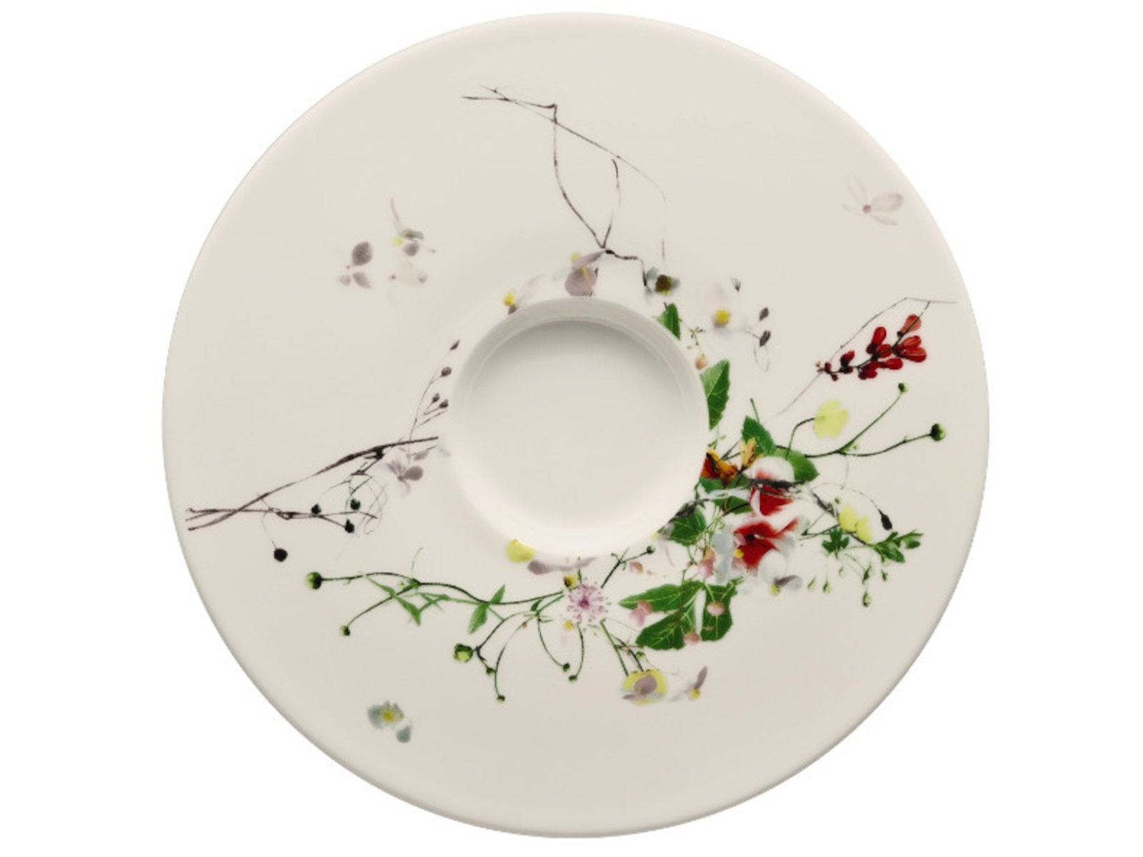 Rosenthal Brillance Fleurs Sauvages Kaffee-Untertasse 15 cm Freisteller