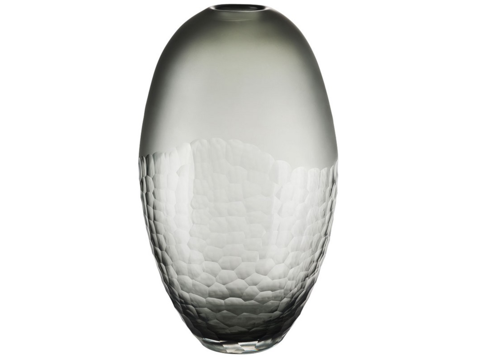 Rosenthal Vase Fiji Rauchgrau 33cm Freisteller