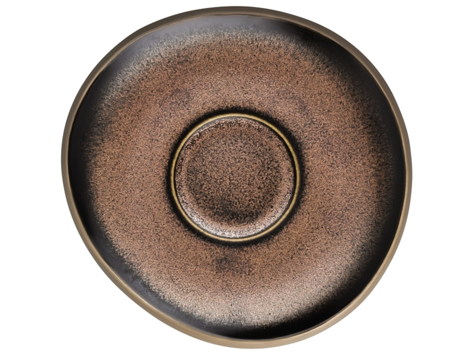 Rosenthal Junto Bronze Espresso-Untertasse 11,5 cm Freisteller