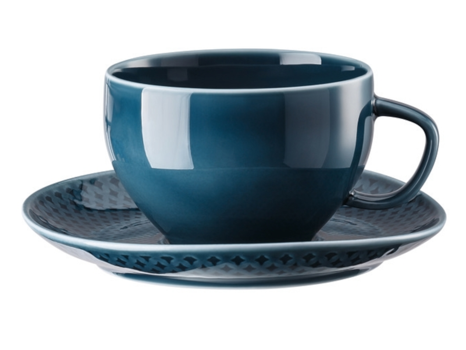Rosenthal Junto Ocean Blue Teetasse mit Untertasse Set2 Freisteller 1