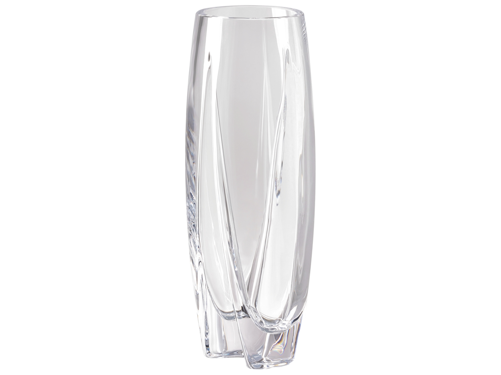 Rosenthal Beak Glas klar Vase 21 cm Freisteller
