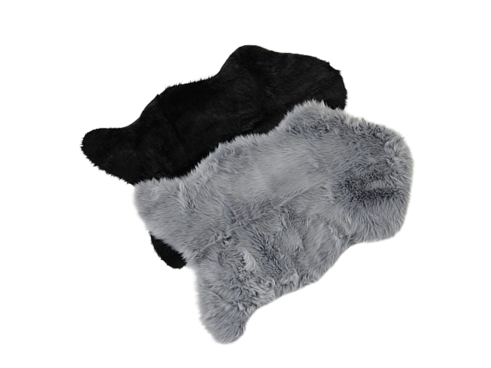 Boltze Skoldi Dekofell schwarz/grau 90 cm sortiert (1 Stück) Freisteller