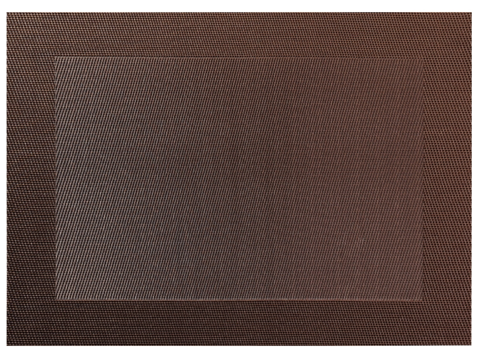 ASA Tischset gewebter Rand braun 46 x 33 cm