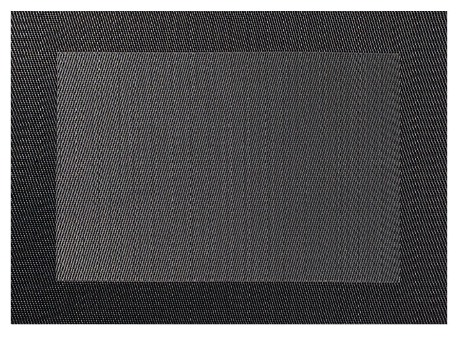 ASA Tischset gewebter Rand anthrazit 46 x 33 cm