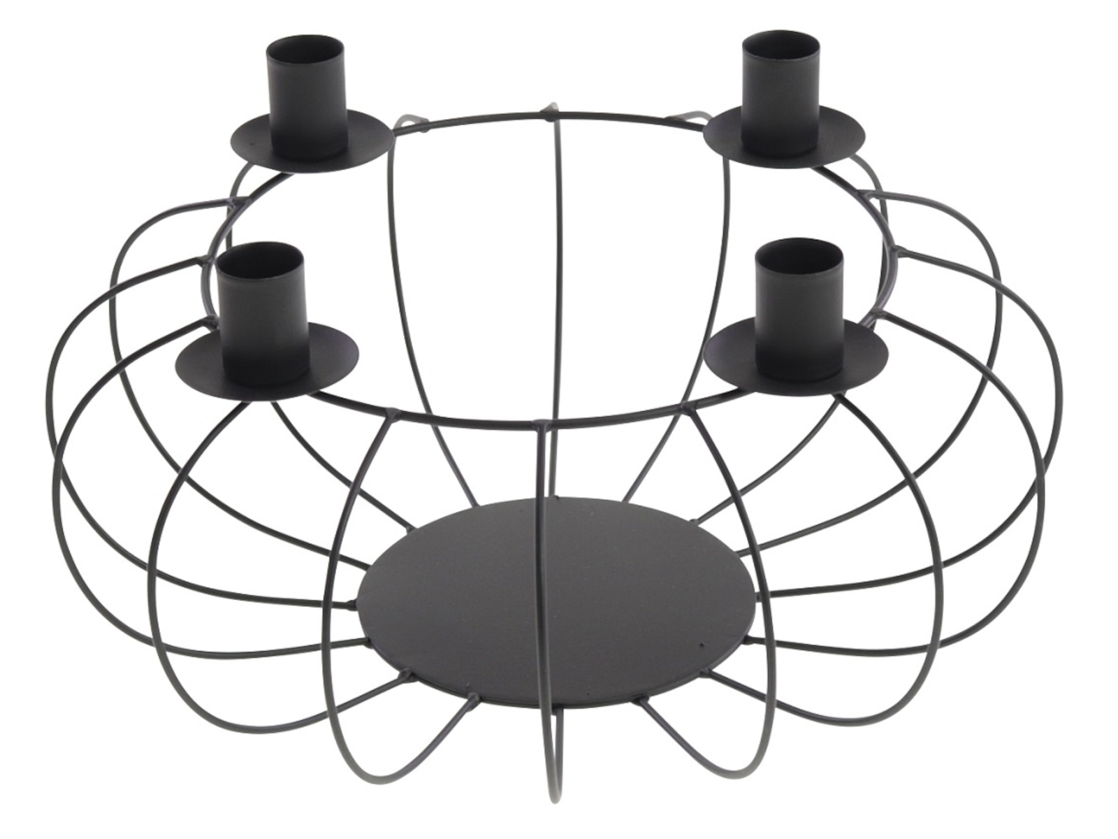 Werner Voß GmbH Adventsleuchter schwarz 30 x 15,5cm Freisteller