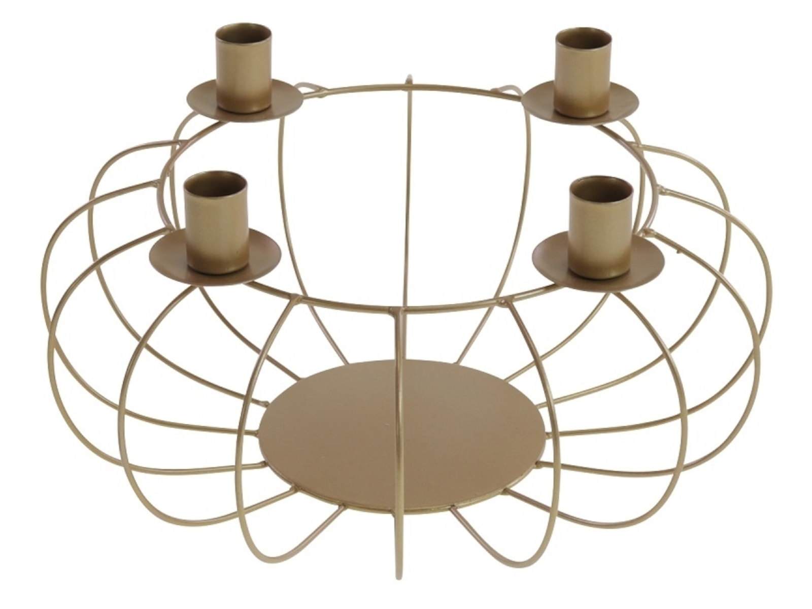 Werner Voß GmbH Adventsleuchter gold 30 x 15,5cm Freisteller