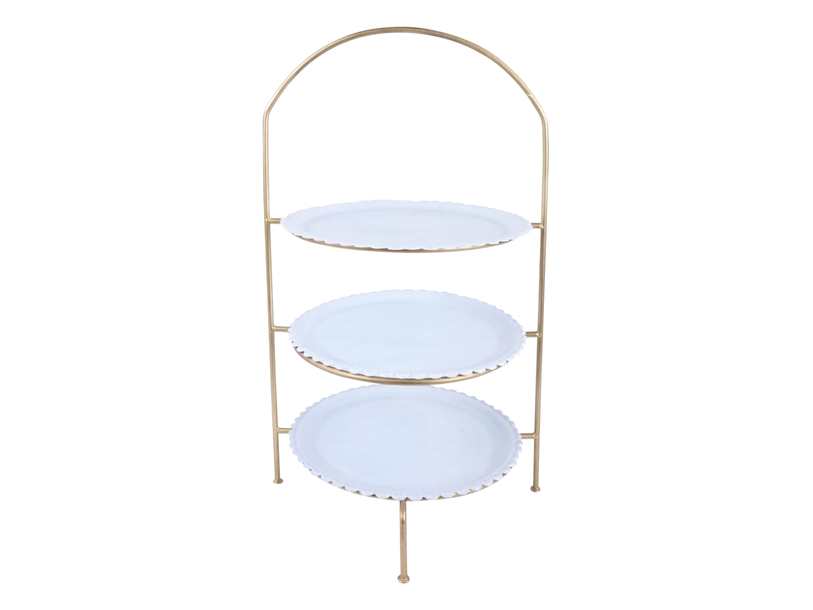 Hoff-Interieur SORRENT Etagere 4tlg. weiss Freisteller